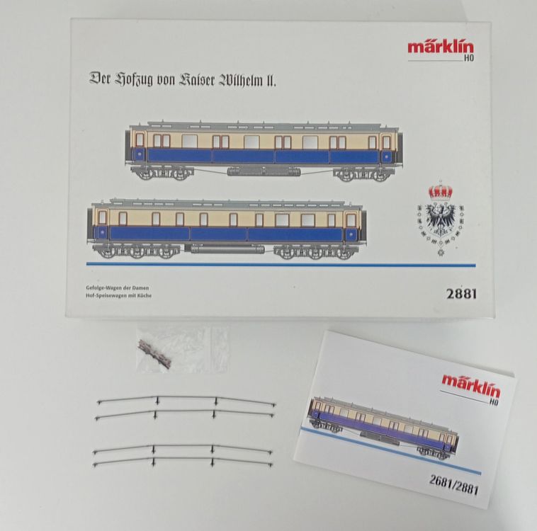 Train Märklin 2881 Kaiser Wilhelm Zug – Édition Limitée H0 Analogique (comme Neuf)