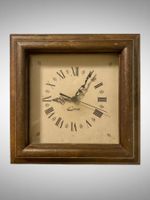 Horloge mural ERREF France vintage bakélite imitation bois