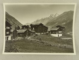 J. GABERELL: MISCHABELGRUPPE BEI ZERMATT, ORIGINAL-FOTO