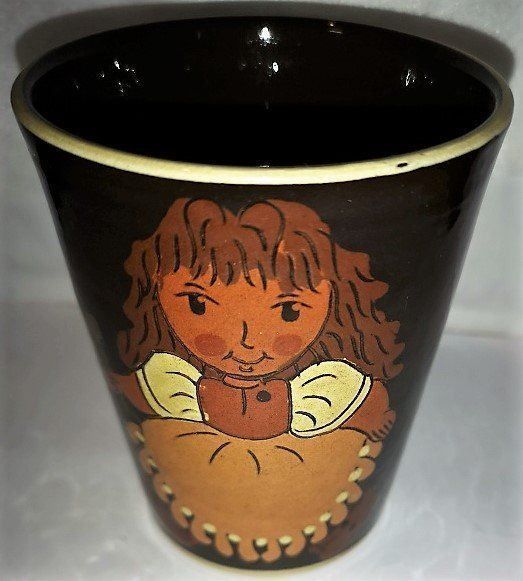 Tazze: Becher Bauernmädchen Berner Keramik (4) – Nuovo (secondo la descrizione) da Lutzenberg venduto da Truhe