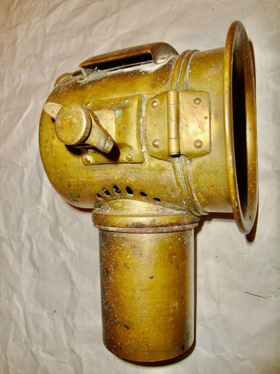 Sehr alte Karbidlampe für Oldtimer, Auto, Kutsche oder so. | Kaufen auf Ricardo