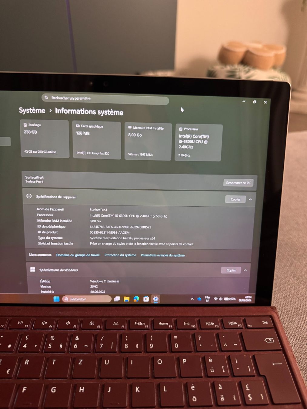 Microsoft Tablettes PC: Microsoft Surface Pro 4 Intel Core i5 8GB RAM 256GB SSD – D'occasion à Le Mont-sur-Lausanne par it-sell 1