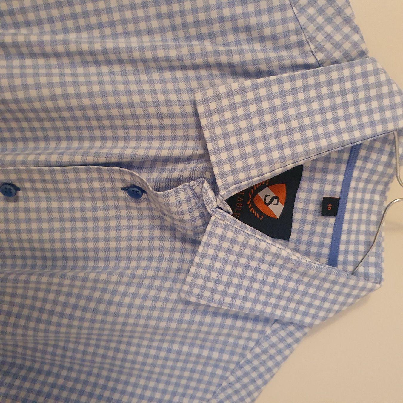 Camicie: Suitable Hemd Gr. 40 Hellblau/Weiss - Top Zustand! – Usato da Burgdorf venduto da Esada123 4