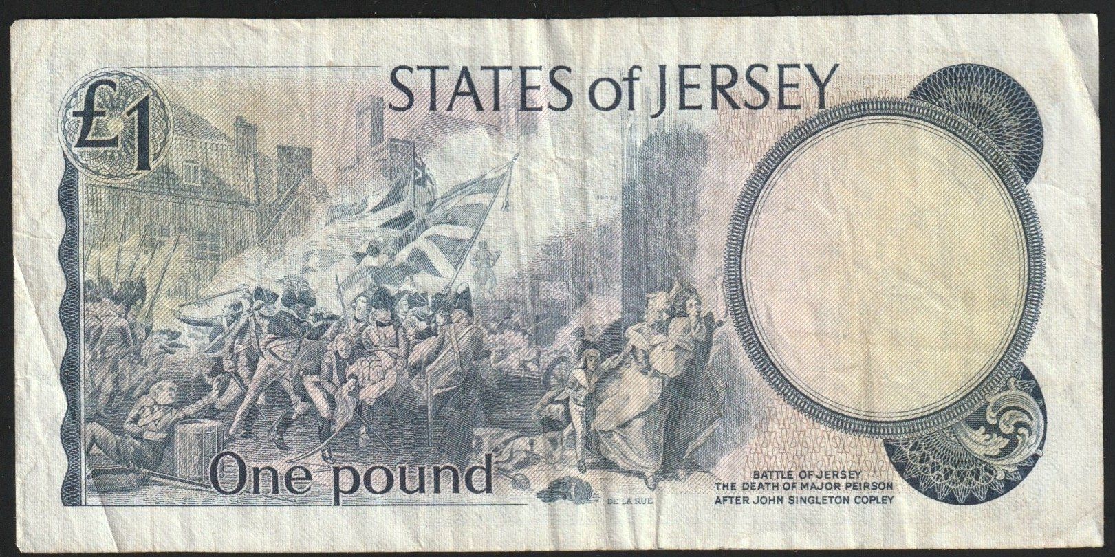 Billets de banque: Jersey 1 Pound 1976 – D'occasion à Brugg AG par banknoten_muesli 1