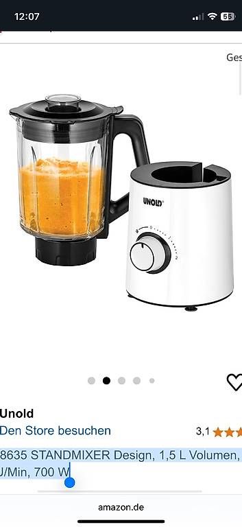 Küchengeräte: Unold Standmixer – Gebraucht aus Basel von joh_6frl 2