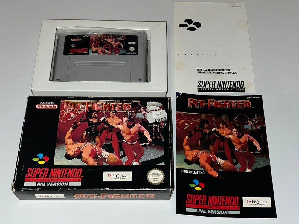 Pit-Fighter Sur SNES – Neuf Sous Blister – NTSC-U – Jeu Vidéo Rétro Collection