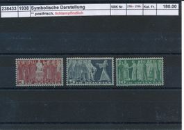 1938 "Symbolische Darstellung", Typ I, ** postfrisch