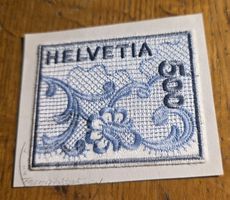 Sondermarken Stickerei 5.00 St.Gallen 2000 Gestempelt