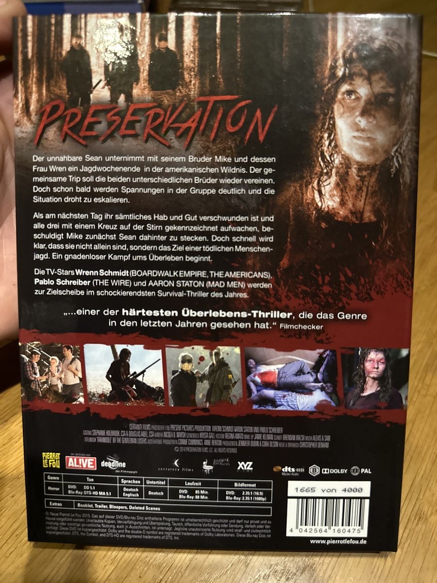 Tutti i DVDs: Preservation Mediabook Bluray – Usato da Benken ZH venduto da Audi-erich 1