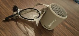 Sony SRS-XB13 Wireless Speaker beige guter Zustand
