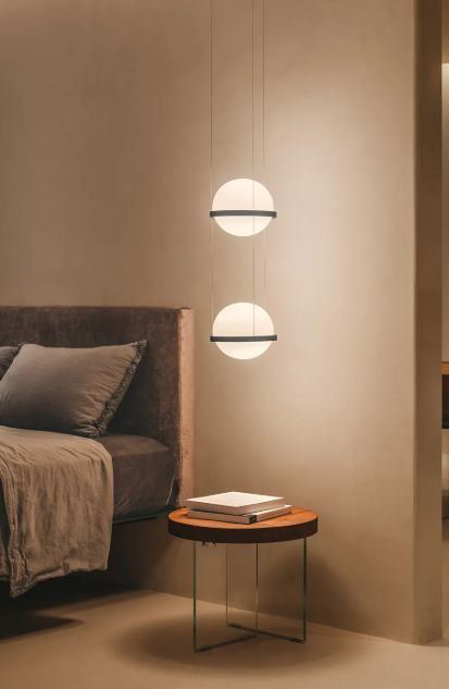 Lampes: Vibia Palma Pendelleuchte mit 3 Diffusoren – D'occasion à Rothenburg par Lampenoutlet 2