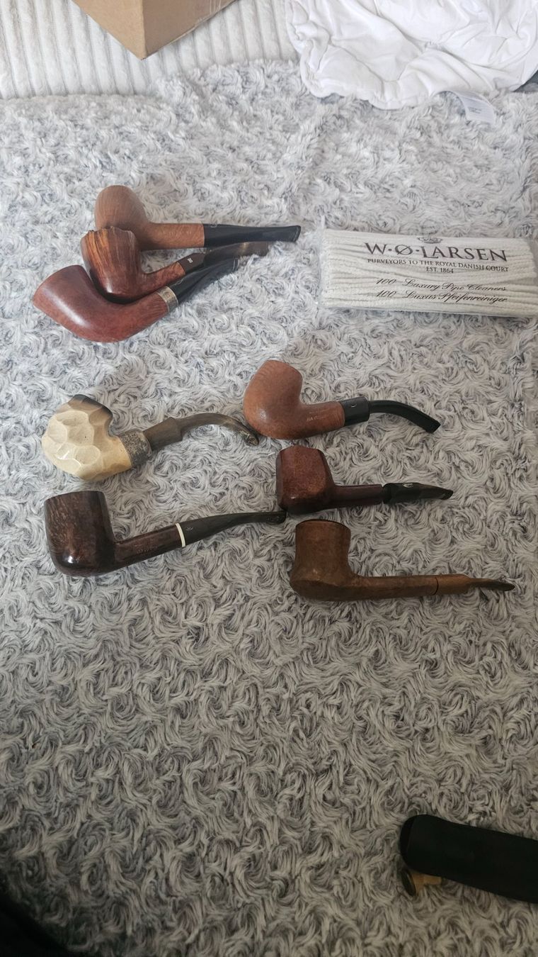 Stanwell Pipe & Accessori: 8 pipes différente marque + support + WO Larsen – Usato da Etoy venduto da angi020 6