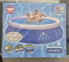 Schwimmbecken Happy People 240x63 cm Sommer Spass 