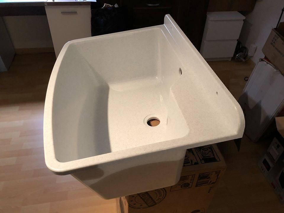 Lavabi & lavandini: Waschtrog Maxi Waschbecken NEU – Nuovo e nell'imballaggio originale da Untersiggenthal venduto da customs 1