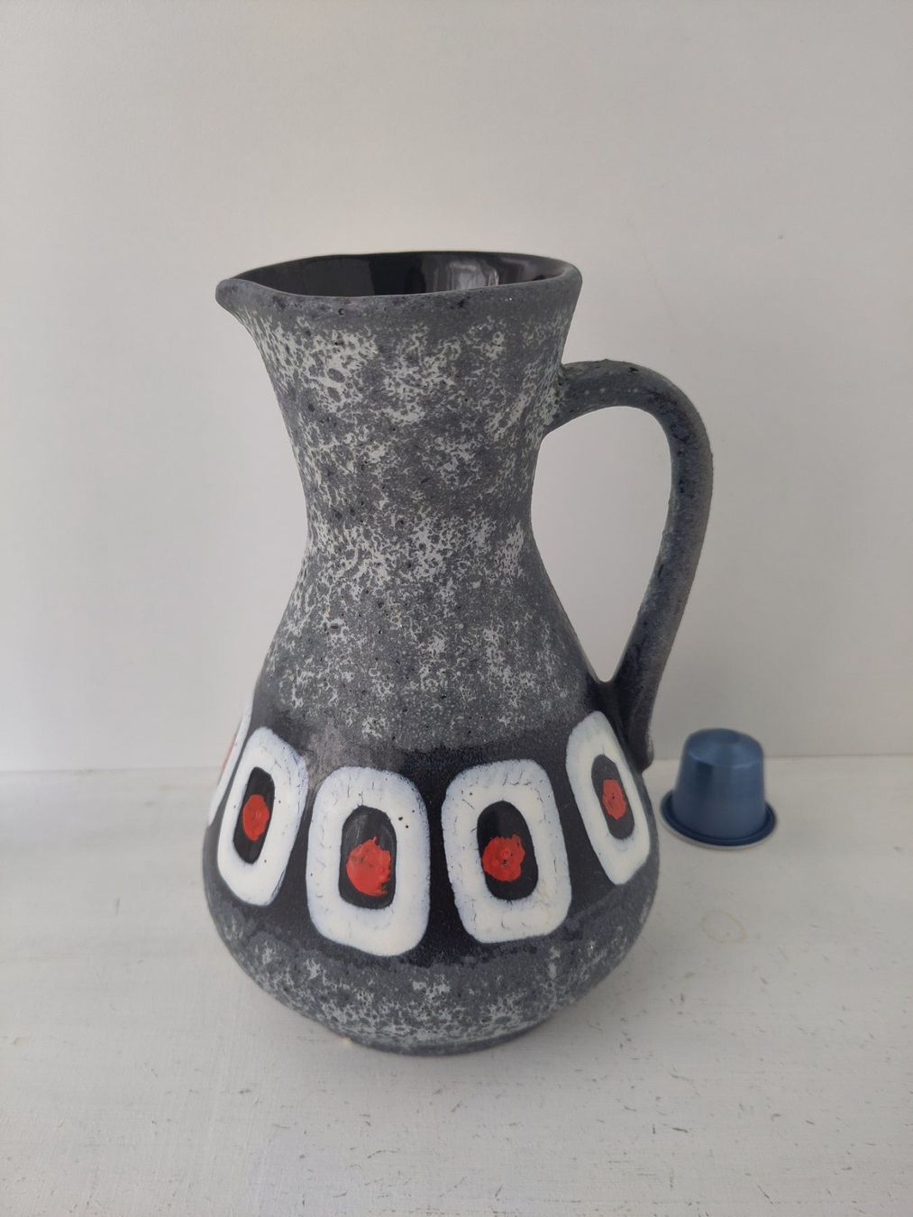 Vasi & Recipienti: JASBA Keramik Vase 218-18 "Form & Farbe" 60er – Usato da Pfäffikon ZH venduto da rabali