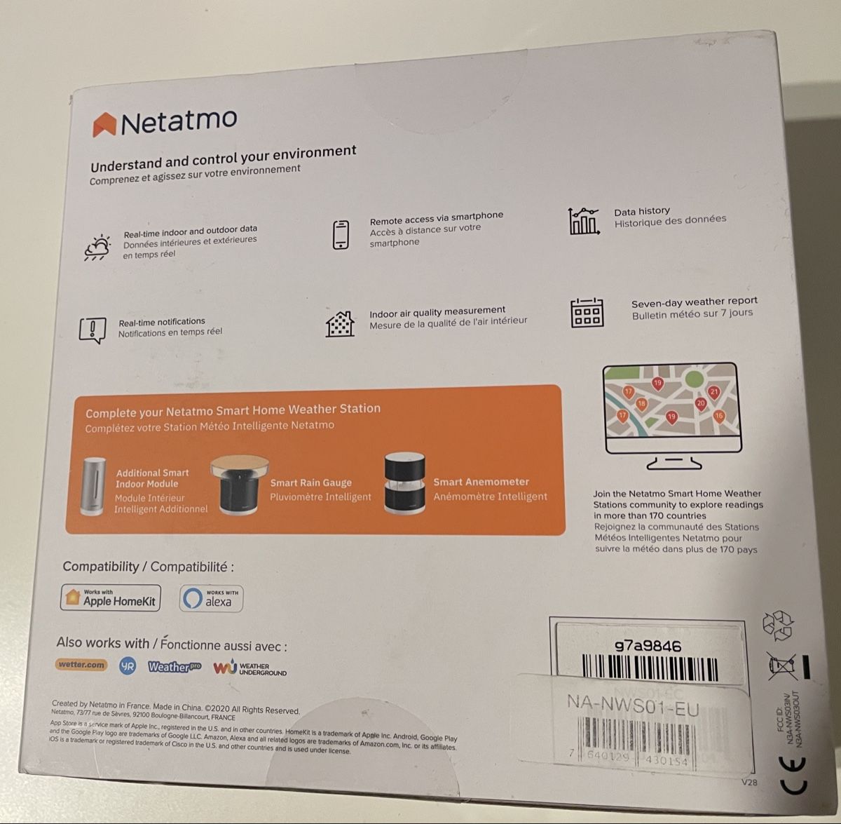 Netatmo Altro per la casa: Netatmo Heim-Wetterstation  – Nuovo e nell'imballaggio originale da Olten venduto da 88Julius 1