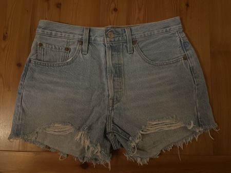 Levi's 501 Vintage Shorts, Used-Look, Grösse W28 Neu