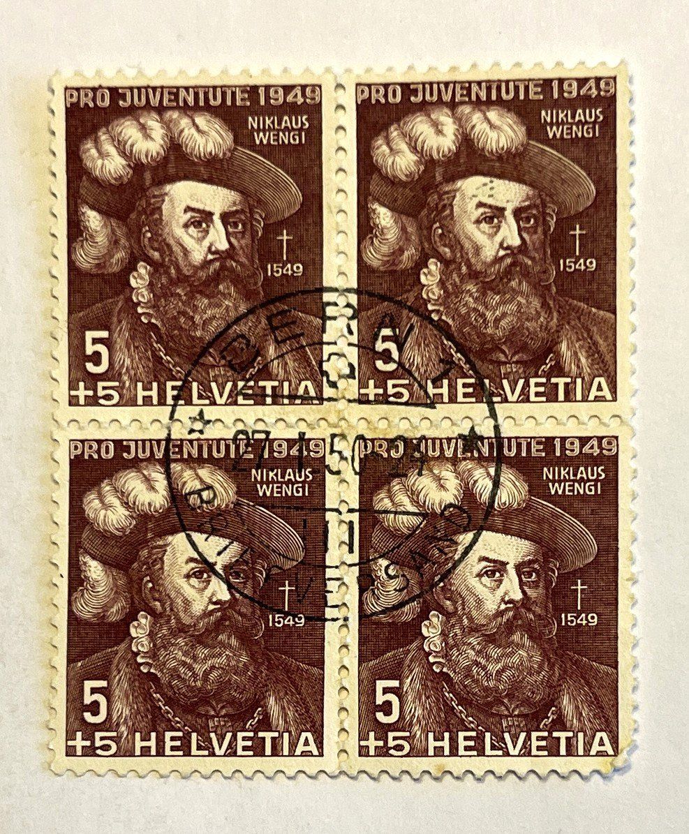Tutti i francobolli: Pro Juventute 1949 - 4er Blocks – Nuovo (secondo la descrizione) da Oftringen venduto da vuc_frq6