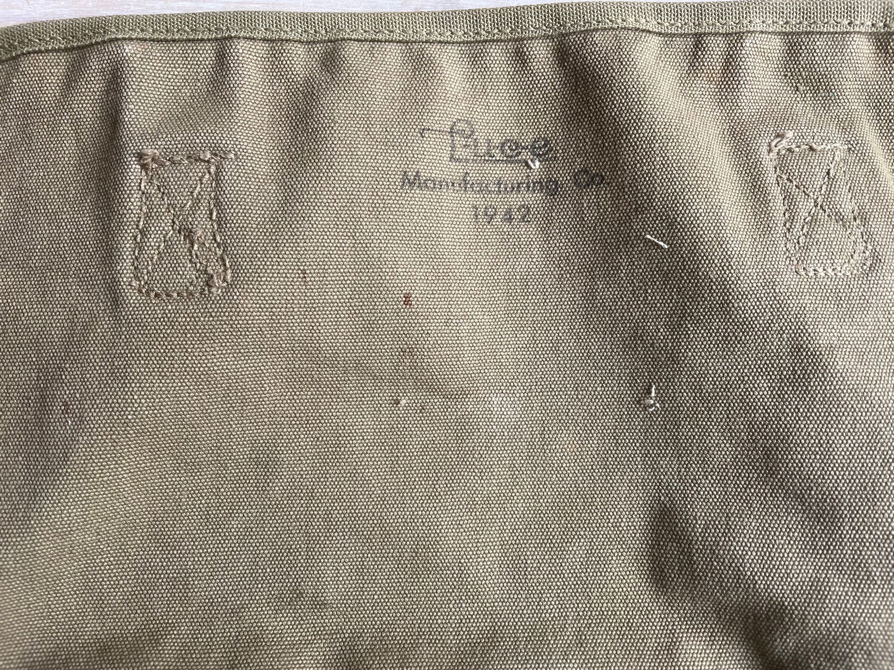 US Army Uniformi: Original WW2 US ARMY musette 1942 – Usato da Oberbütschel venduto da Woodie2005 2