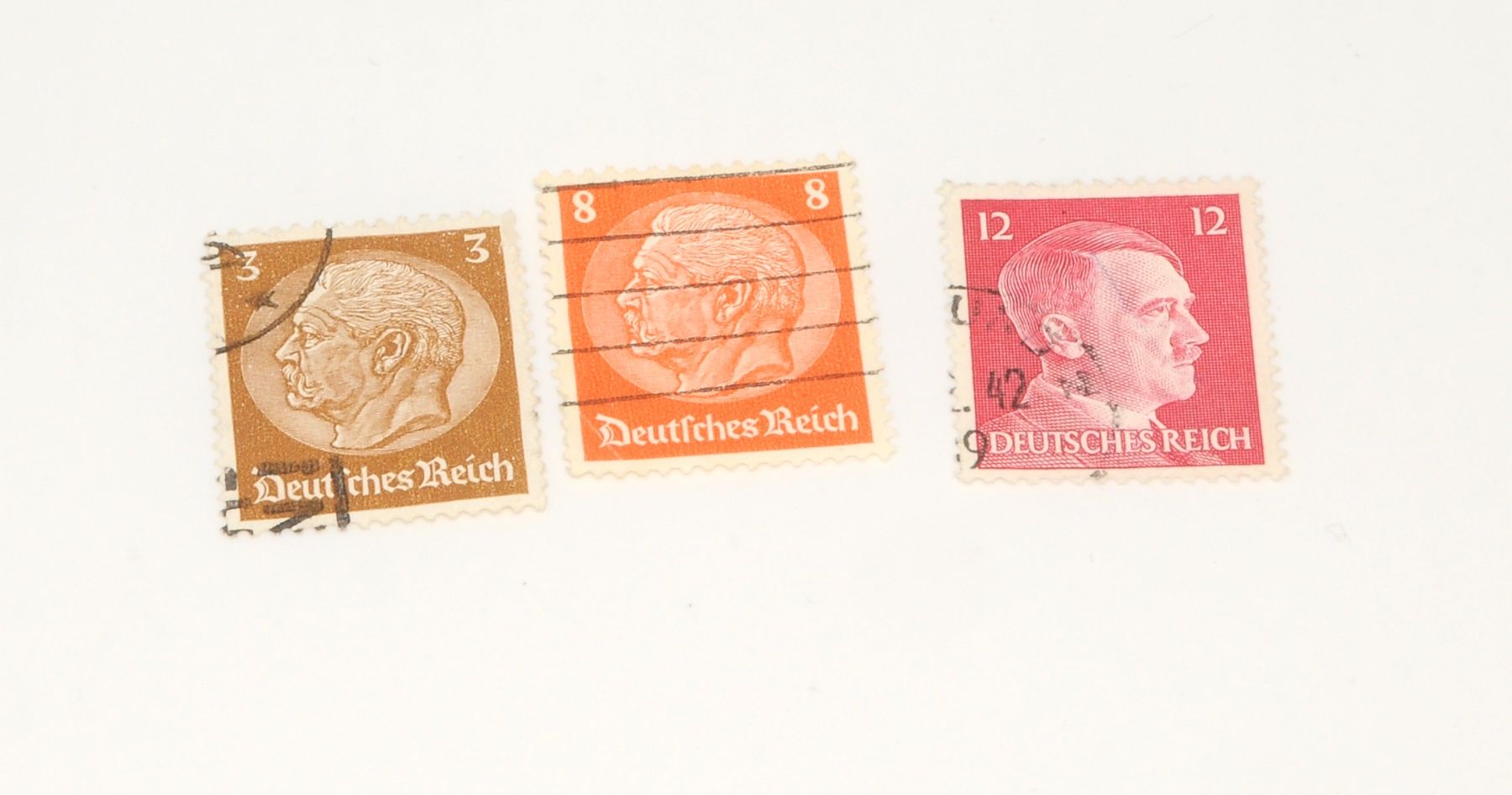 Alle Briefmarken: 3 Briefmarken "deutsches Reich"   2329/143 – Gebraucht aus Bern von Olynon 1