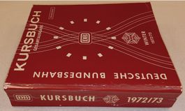 DB KURSBUCH GESAMTAUSG. DIENSTSTÜCK WINTER 1972/73 m. Zusatz