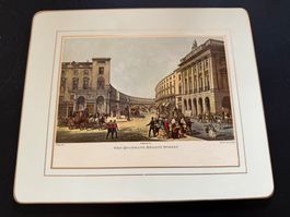 Retro Glasuntersetzer "The Quadrant Regent Street"