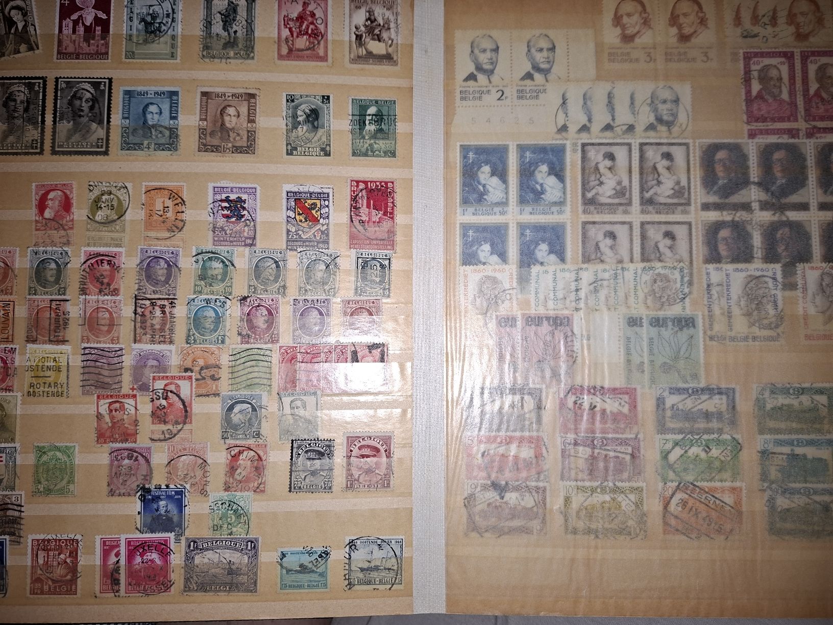 Alle Briefmarken: Briefmarkensammlung Belgien  – Gebraucht aus Balgach von SIMEON27 7