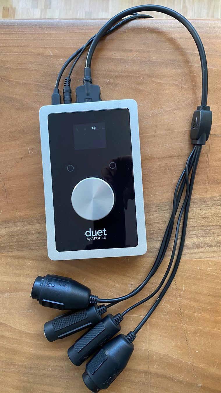 Apogee Studioequipment: Audio Interface Apogee Duet iPad iPhone Mac gebraucht – Gebraucht aus Basel von easynizi 1