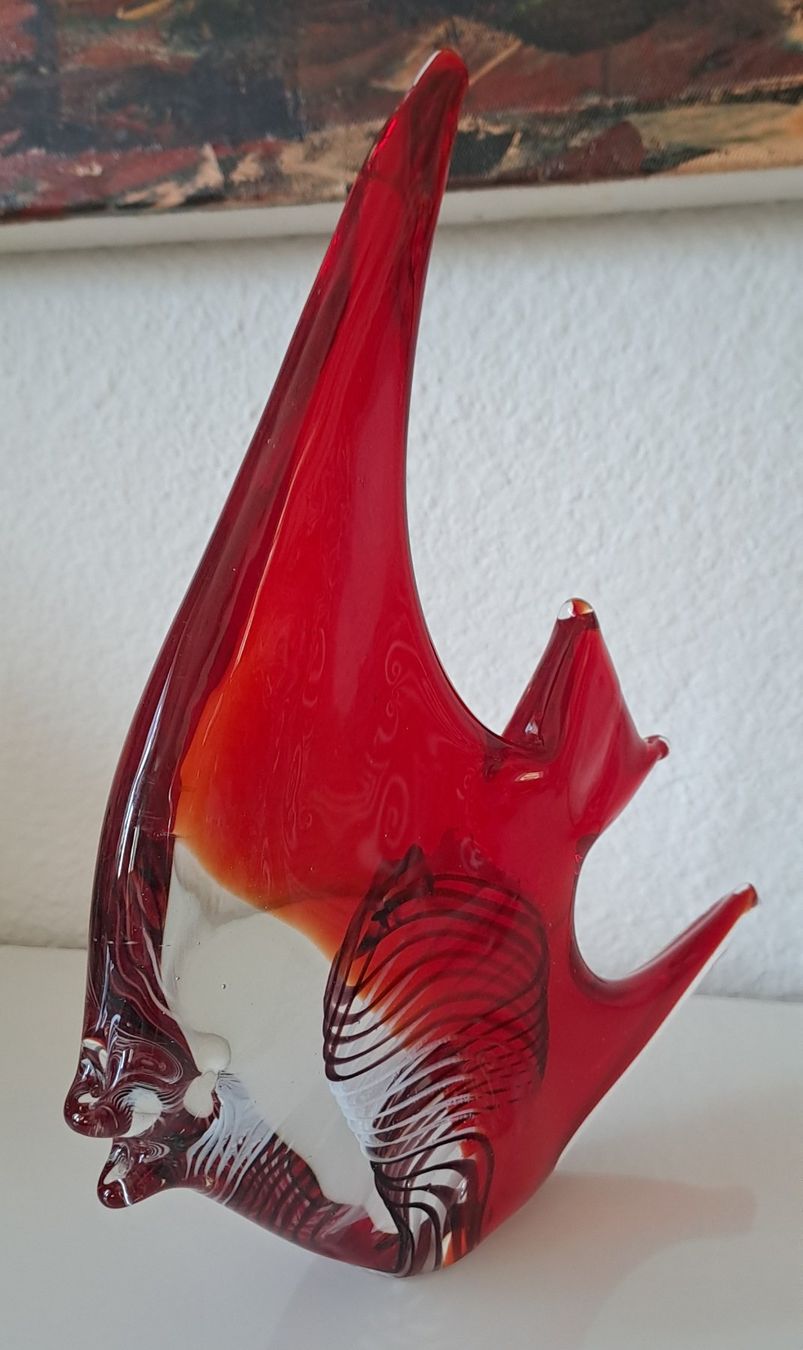 Murano Statuette: Wunderschöner Fisch aus Muranoglas – Usato da Wallisellen venduto da monbijoux009 2