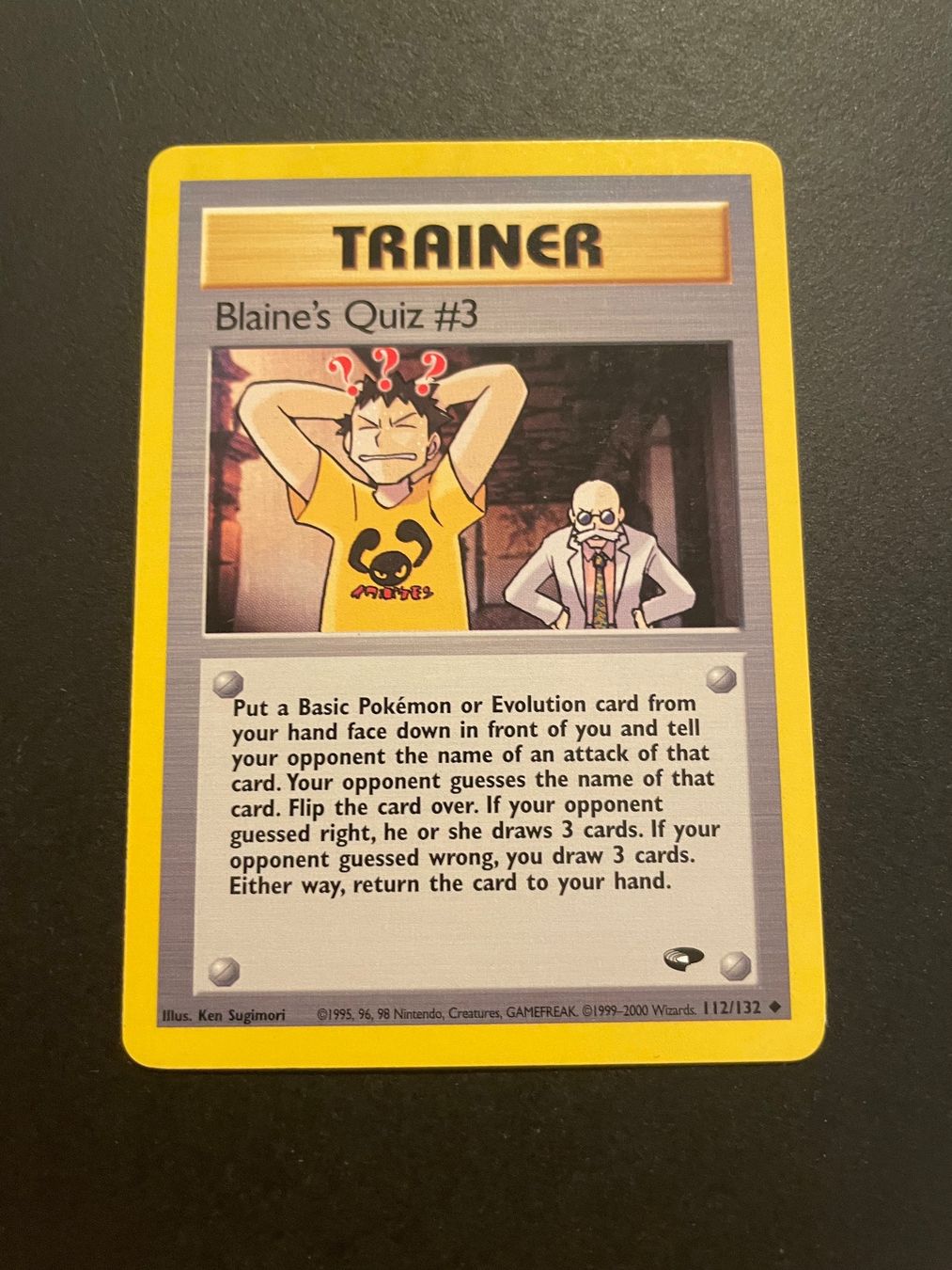 Pokémon Carte collezionabili: Blaine's Quiz #3 - 112/132 – Usato da Zürich venduto da pokemon_cards