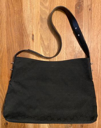 Damentasche im Shopper-Stil, ca. 30x45x10cm, schwarz
