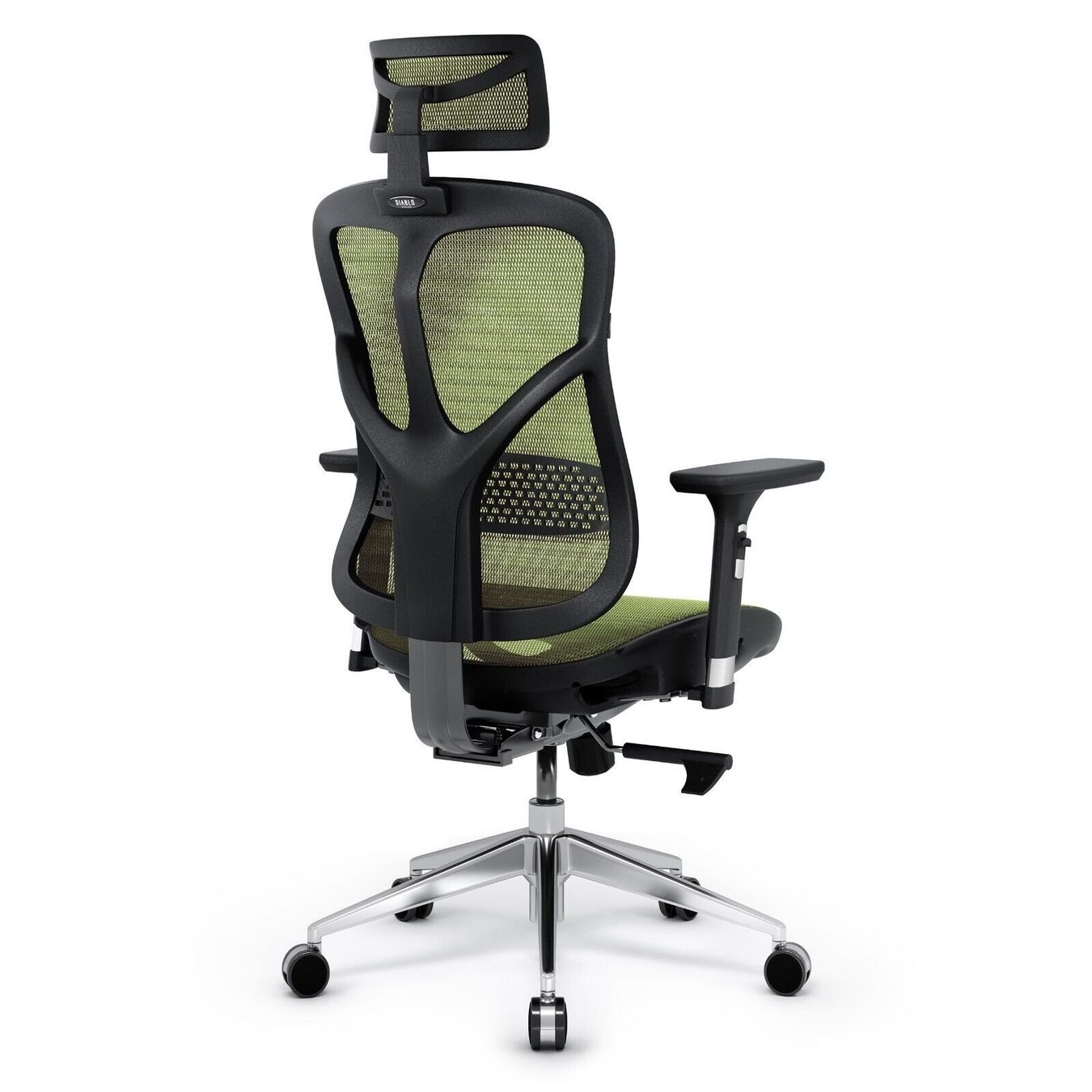 Sedie: Ergonomischer Schreibtischstuhl Diablo V-Basic -Schwarz-Grün – Nuovo e nell'imballaggio originale da Wallenwil venduto da toesstal-vertrieb 3