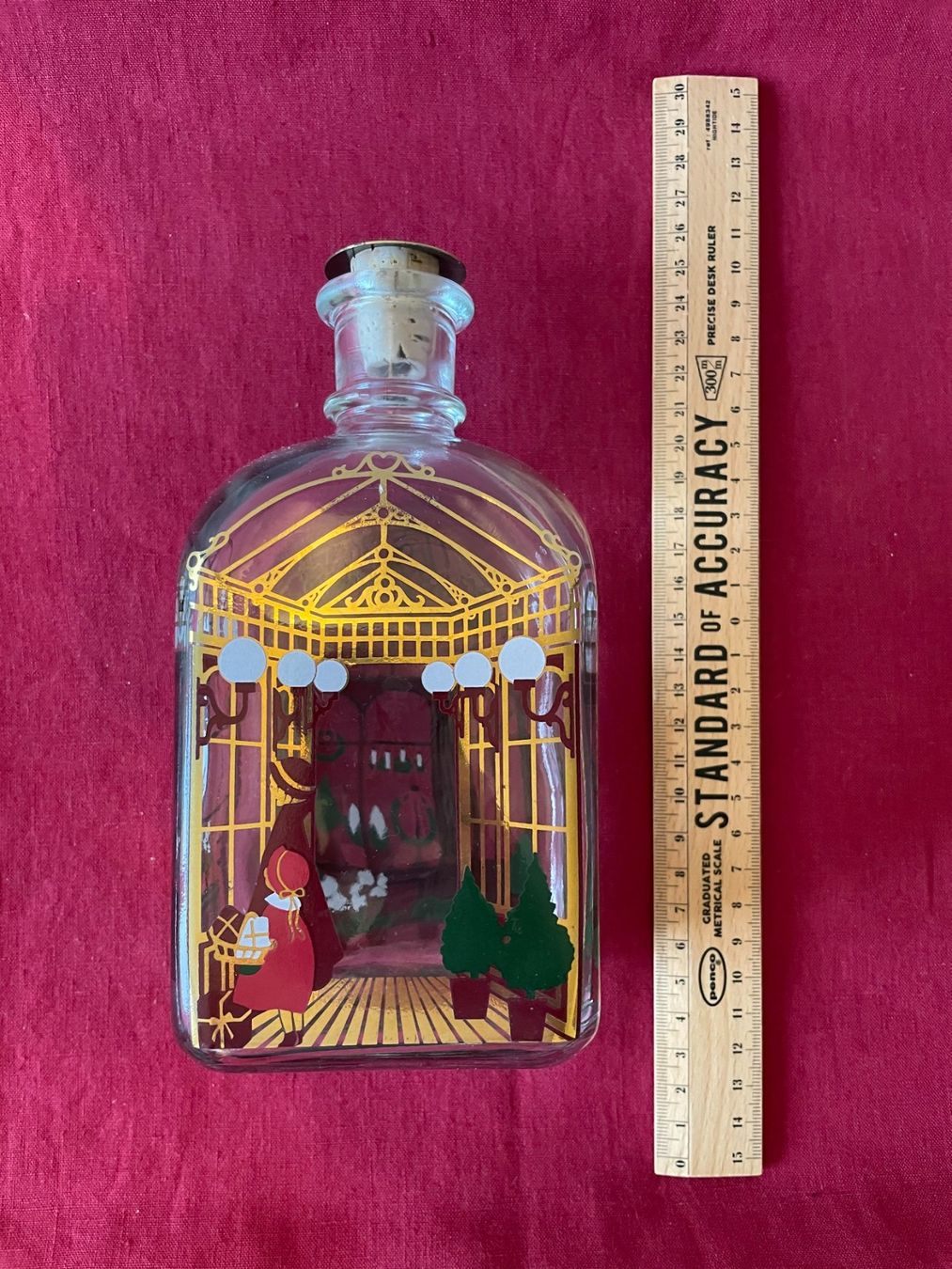 Holmegaard Bottiglie: Holmegaard Danemark - Belle bouteille de Noël – Usato da Cologny venduto da VintageFlamingo 4