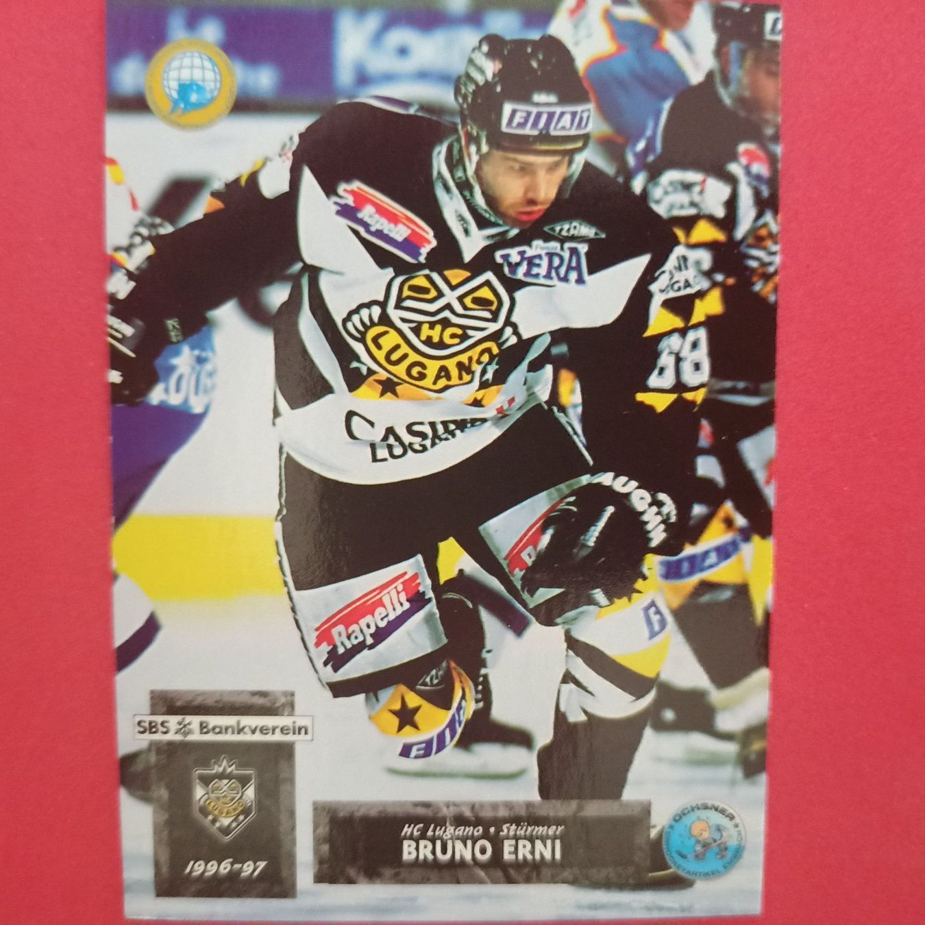 Carte collezionabili: Bruno Erni - HC LUGANO - 1996/97 – Usato da Dübendorf venduto da kb86_MOVIE