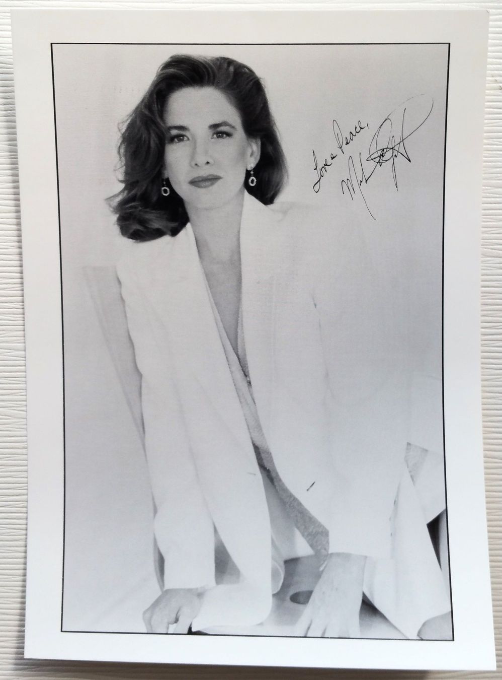 Autografi: Melissa Gilbert, signiertes Original-Autogramm, 1997 – Usato da Oberriet SG venduto da ganesh435