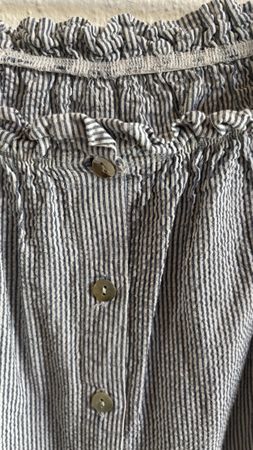 Gestreifte Bluse aus Baumwolle