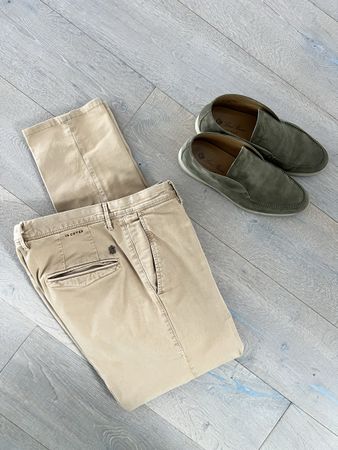 Stylish Incotex Trousers - Beige - Size 33
