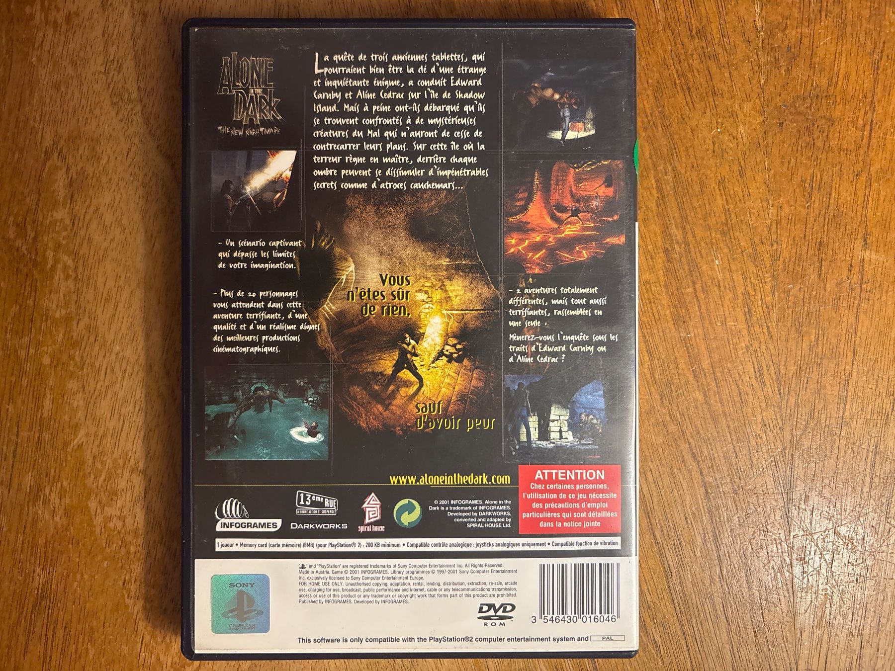 Sony Giochi: ALONE IN THE DARK - Sony Playstation 2, PS2 – Usato da Zürich venduto da hiddentreasures_zh 1