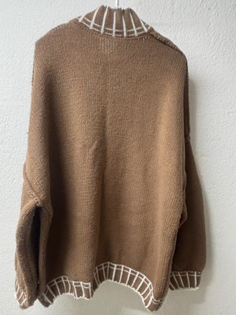 Strickpullover, Oversize, Braun, Top Zustand ( 7)