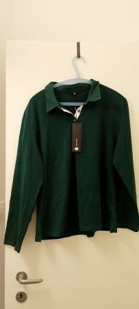 Polo vert fonçé (casual office) neuf, Brust 108 cm