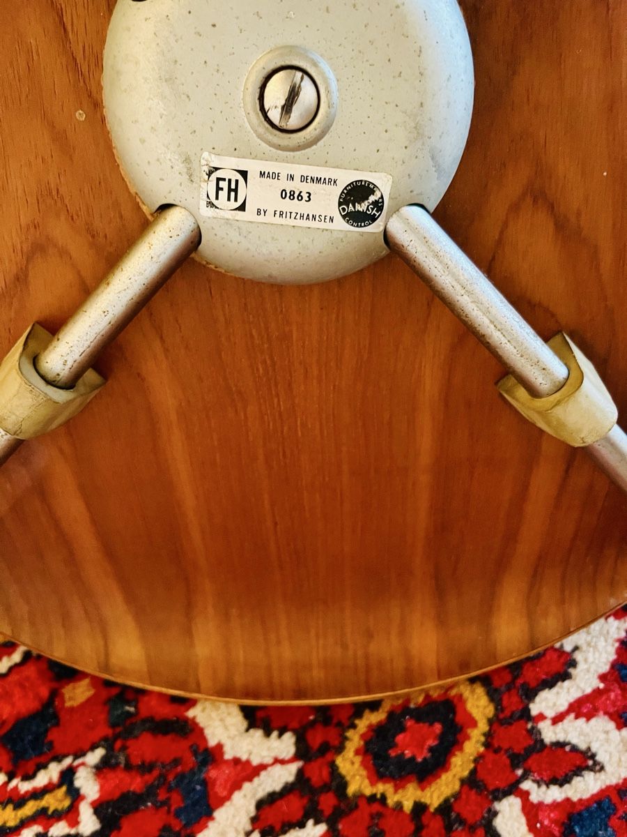 Original Fritz Hansen Designer Stühle, Modell 0863, braun (Gebraucht ...