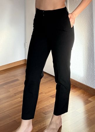 Black office trousers