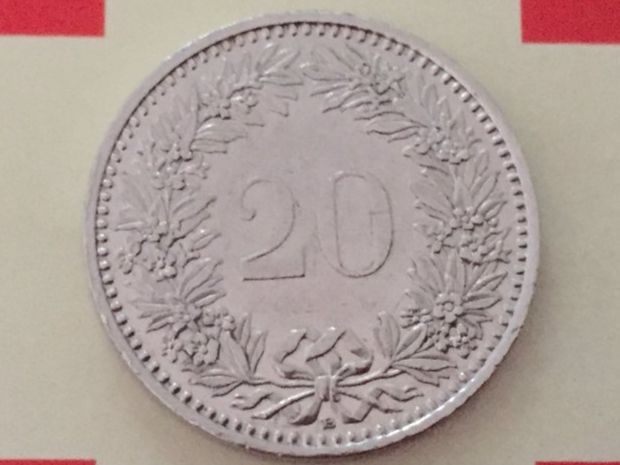 Tutti le monete: 20 Rappen 1986 ss+ – Usato da Elsau venduto da herbybay 1