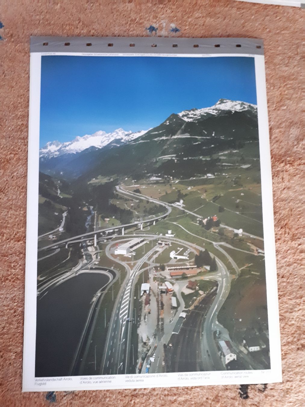 Foto & Immagini: Schulwandbild Verkehrslandschaft Airolo mit Begleitheft – Usato da Dietikon venduto da Buchantiqdietikon