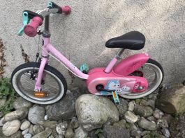 B'TWIN Kinderfahrrad 14 Zoll – Rosa Einhorn-Design-Ab 1 CHF