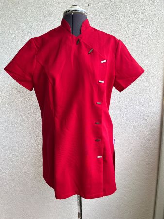 ❤️ Clinic Dress Tunika Gr. 42 Rot Pflege/Wellness wie neu