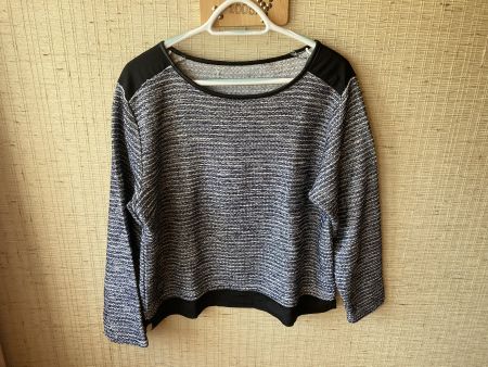 Pullover gemustert blau