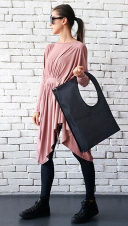 Designer-Handtasche in Leder