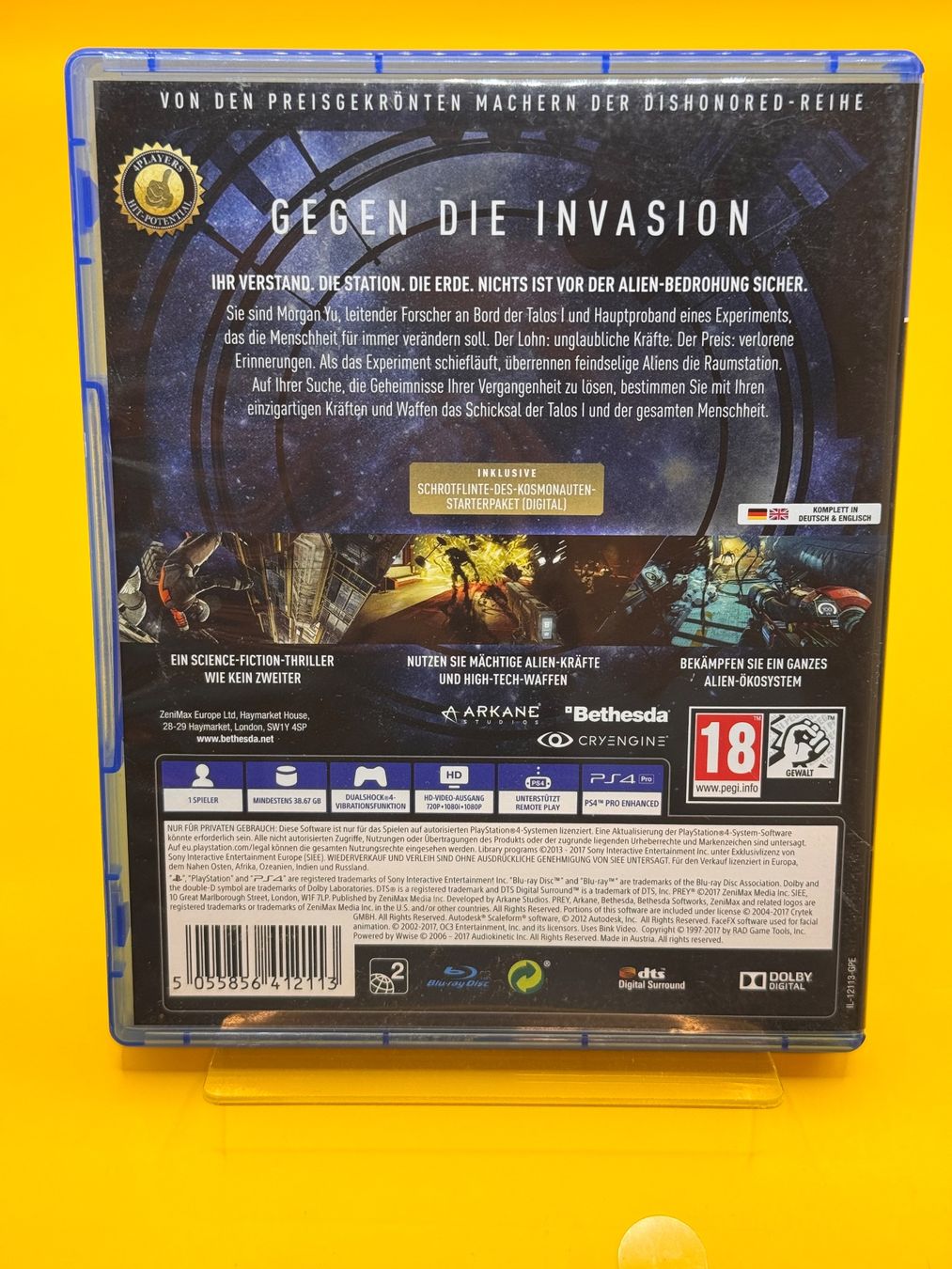 Sony Giochi: Prey - PS4 - Spannendes Sci-Fi-Abenteuer! – Usato da Oberwil b. Zug venduto da silver2024 1