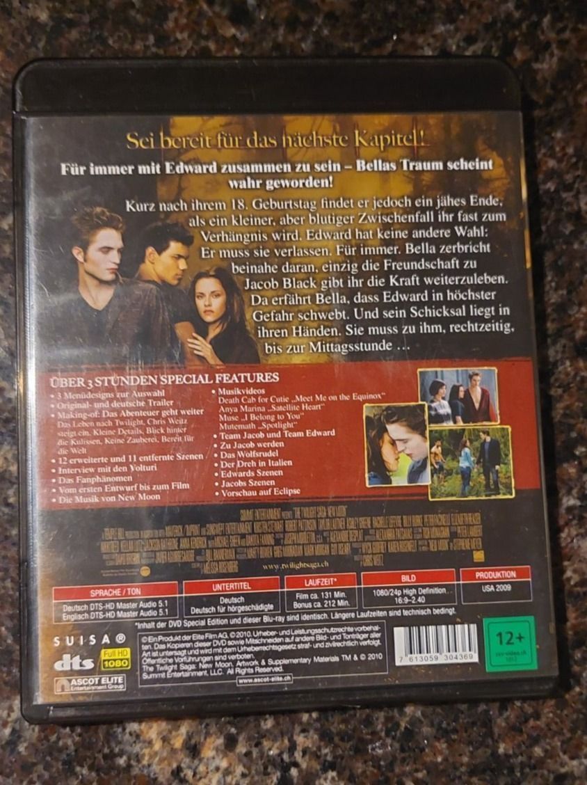 Tous les DVDs: Blu-ray the twilight saga – D'occasion à Erlinsbach par pfunky 1